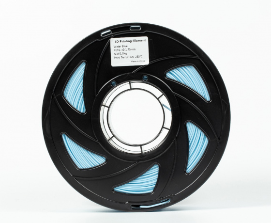 Фото 5 - PETG філамент (пластик) для 3D принтера Water blue 1кг, 1.75мм, 330м