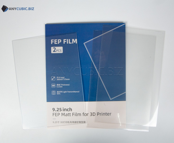 Фото 5 - Тефлонова FEP Матова плівка для Photon M3 Plus 2шт 260×175 mm