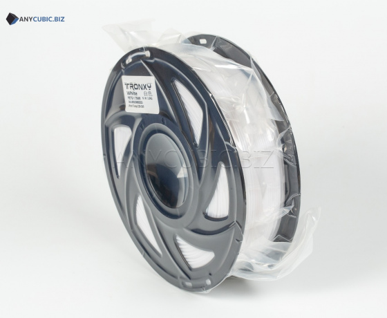 Фото 2 - Білий PETG пластик Tronxy для 3D принтера 340m | 1 кг | 1,75 мм