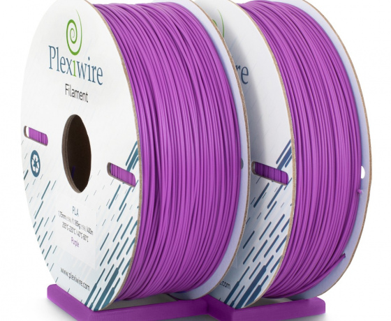 Фото 2 - PLA пластик Plexiwire для 3D принтера фіолетовий 400м / 1.185кг / 1.75мм