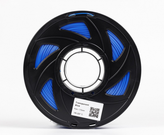 Фото 3 - Прозоро-синій пла плюс пластик для 3D принтера ✾1кг✾1.75мм