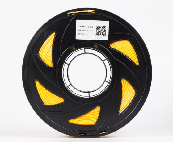 Фото 3 - Жовто-золотистий Пла Пластик Шовковий \ PLA SILK Yellow-Gold 1кг | 1.75мм | 330м