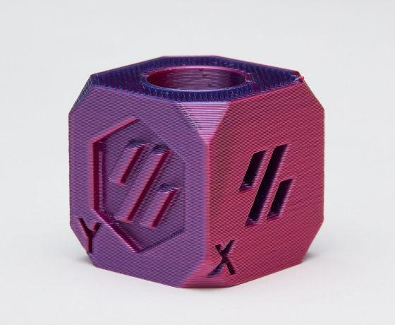 Фото 8 - Синій Фіолетовий Рожевий Шовковий Пла Пластик | PLA SILK Blue Purple Pink 1кг | 1.75мм | 330м