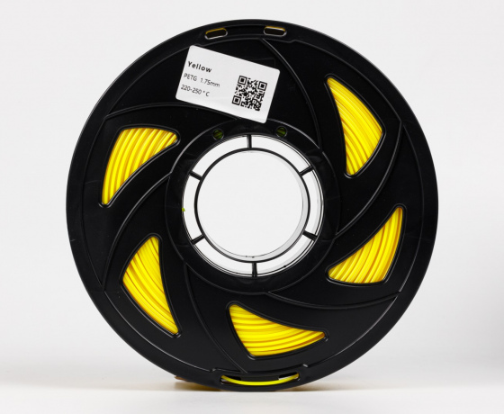 Фото 3 - Жовтий PETG (ПЕТГ) coPET пластик для 3D принтера | Yellow PETG 1кг | 1.75мм | 330м