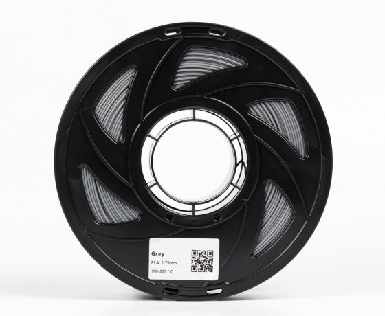 Фото 3 - Сірий PLA пластик для 3D принтера | Pla RAL 7036 Platinum grey 1кг | 1.75мм | 330м