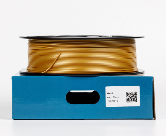 Фото 2 - Золотий PLA 1кг | 1.75мм | 330м