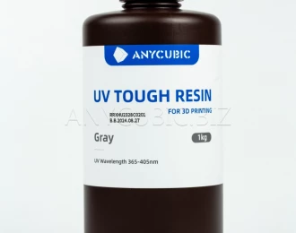 СІРА Гнучка фотополімерна смола Anycubic Flexible Tough Resin GREY 1КГ