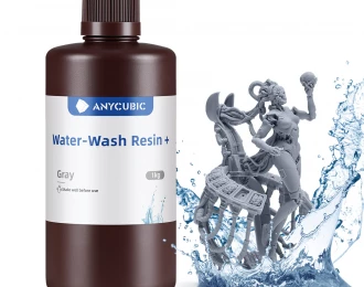 Сіра Фотополімерна Смола що змивається водою | Anycubic Water-Wash Resin+ Gray 6кг