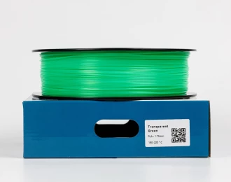 Прозоро-зелений пла плюс пластик для 3D принтера ✾1кг✾1.75мм